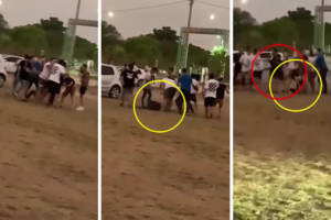 Violenta golpiza de un grupo de rugbiers contra un joven en Corrientes