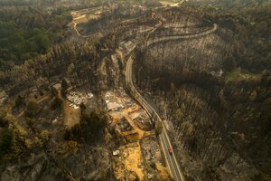 Incendios en Chile: más de 350 mil hectáreas devastadas por el fuego (Fuente: AFP)