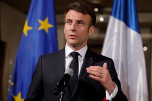Cae la aprobación de Macron en medio del rechazo a su reforma jubilatoria (Fuente: AFP)