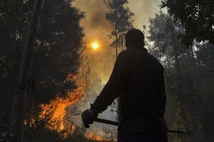 Organismo forestal de Chile dice que la intencionalidad de incendios es del 41% (Fuente: AFP)