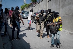 El 40% de los policías de Haití tiene conexiones con las bandas criminales (Fuente: EFE)
