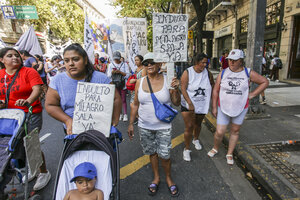 Marcha por el indulto a Milagro Sala (Fuente: NA)