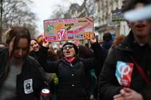 Francia vivió su séptima jornada de protestas contra la reforma jubilatoria  (Fuente: AFP)