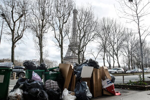 París, desborada de basura: se acumulan 500 toneladas de residuos en las calles (Fuente: EFE)