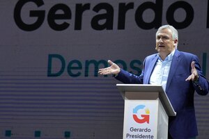 Con promesas de "orden" y mano dura, Gerardo Morales lanzó su precandidatura a Presidente