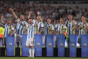 Música, baile y mucho color futbolero: el lado B del triunfo de la selección argentina ante Panamá (Fuente: Télam)