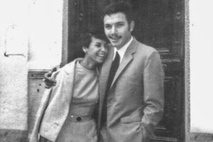 El poeta Nicolás Grandi y su mujer Cristina Cournou, antes de su secuestro.