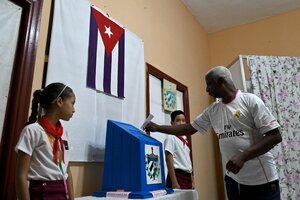 Los cubanos fueron a las urnas para renovar la Asamblea Nacional (Fuente: AFP)