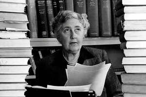 Agatha Christie falleció en 1976.