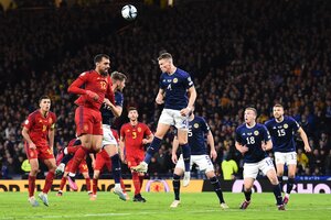Eliminatorias Eurocopa: Escocia sorprendió a España (Fuente: AFP)