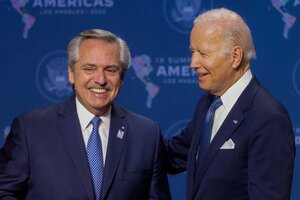 Alberto Fernández se reúne con Joe Biden en la Casa Blanca   (Fuente: NA)
