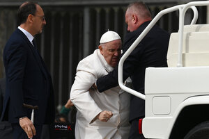 El papa Francisco suspendió las audiencias de esta semana (Fuente: AFP)