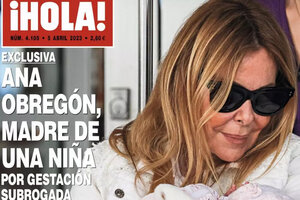 La actriz española Ana Obregón fue madre por gestación subrogada a los 68 años