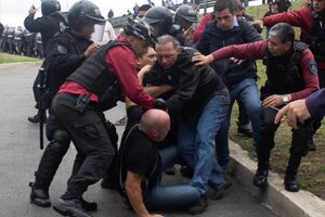“Complicó las cosas”, dijo Sergio Berni sobre el accionar de la Policía de la Ciudad (Fuente: NA)