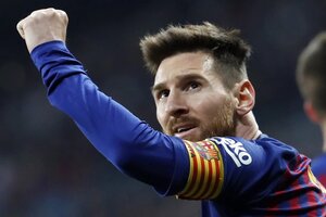 Los hinchas del Barcelona volvieron a corear el nombre de Lionel Messi en el Camp Nou 