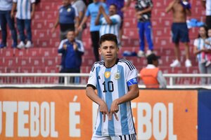 Los chicos de Argentina comenzaron a puro éxito el hexagonal final del Sudamericano (Fuente: Prensa AFA)