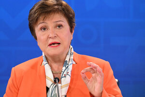 FMI: Kristalina Georgieva habló sobre la sequía y el cambio de metas (Fuente: AFP)