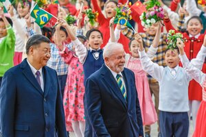 Lula y Xi Jinping se prodigaron elogios en Beijing (Fuente: AFP)