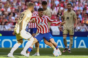 Atlético Madrid de Simeone enhebró una nueva victoria en la liga española (Fuente: EFE)