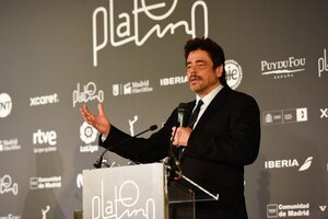 Benicio del Toro: "Tuve la oportunidad de ir más allá del estereotipo" (Fuente: Gentileza Antonio Torres / Premios Platino)