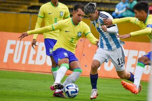 Sudamericano Sub 17: Argentina perdió con Brasil, que fue campeón (Fuente: NA)