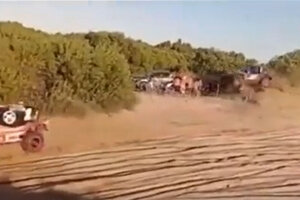 Trágico accidente en Villa Gesell: un arenero perdió el control y mató a un espectador