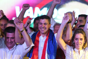 Elecciones en Paraguay: Santiago Peña ganó con holgura y mantuvo la hegemonía de los colorados (Fuente: Télam)