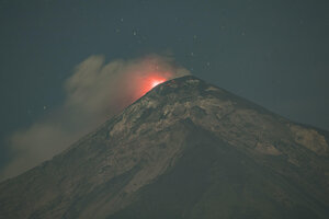 Erupción del Volcán de Fuego en Guatemala: más de mil personas evacuadas (Fuente: EFE)