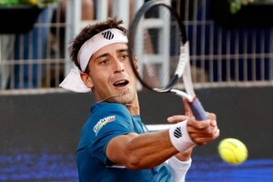 Tomás Etcheverry y el sueño de enfrentarse a Novak Djokovic (Fuente: AFP)