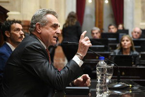 Agustín Rossi denunció en el Congreso la maniobra de la Corte (Fuente: Prensa Senado)