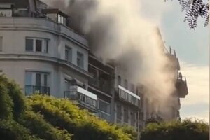 Incendio en un edificio de Palermo: ocho personas debieron ser evacuadas