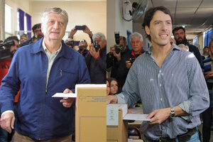 Sergio Ziliotto y Martín Berhongaray, candidatos a la gobernación de La Pampa.