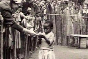 En 1958 Bélgica exhibía congoleños como animales