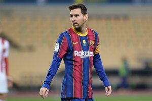 Laporta le abrió la puerta al regreso de Messi a Barcelona (Fuente: AFP)