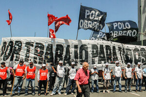 Unidad Piquetera y la UTEP iniciaron su "marcha federal" 