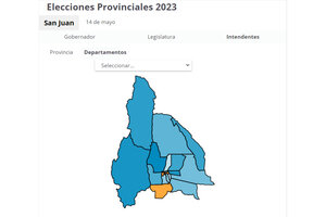 Elecciones en San Juan: el mapa interactivo con los resultados