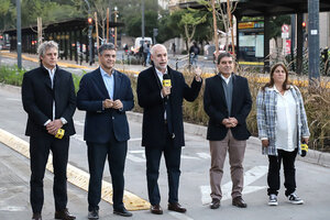 Tras el pacto con Bullrich, Larreta se mostró con Quirós y Jorge Macri (Fuente: NA)