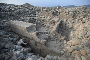 Importante hallazgo arqueológico en Perú: encuentran un templo de 4 mil años cerca de Lima (Fuente: EFE)