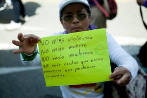 Emergencia por violencia de género en Colombia (Fuente: Red Feminista Antimilitarista Colombia)