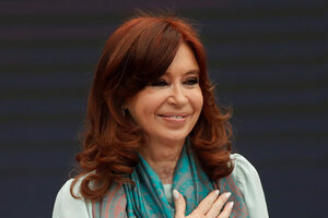 Para el peronismo bonaerense, Cristina Kirchner convocó a "recuperar el estado de derecho" (Fuente: EFE)