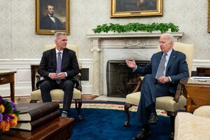 Reunión sin acuerdo entre Biden y McCarthy por la deuda de EE.UU. (Fuente: AFP)