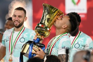 Copa Italia: con doblete de Lautaro Martínez, Inter se quedó con el título (Fuente: NA)