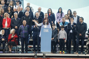 El discurso, el escenario y lo que no se vio del acto de Cristina Kirchner  (Fuente: Leandro Teysseire)