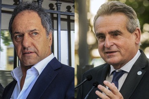 Rossi y Scioli confirmaron que no bajan sus precandidaturas presidenciales (Fuente: NA)