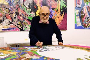 Lúcido y creativo, el artista celebra sus 90 años