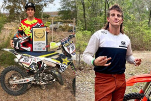 Los hermanos Zunino, víctimas de accidentes similares en motociclismo. En abril del 2019, Gianfranco murió a los 18 años durante una competencia.