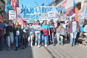 Jujuy: marcha de organizaciones sociales en rechazo a la reforma constitucional