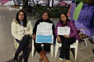 Autoconvocadas de Salud iniciaron una huelga de hambre