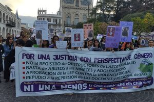 Los feminismos también marcharon contra la ley antiprotestas  (Fuente: Maira Lopez)