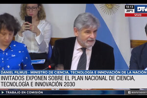 El ministro Filmus respaldó el “Plan Nacional de Ciencia, Tecnología e Innovación 2030”